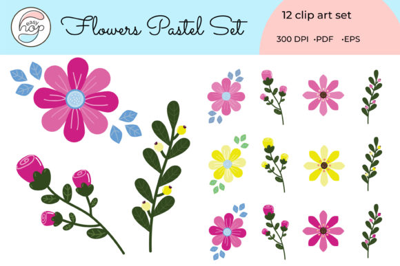 Download Flowers Botanical Clip Art - Clip art Collection