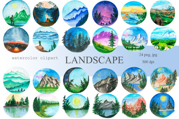 Download Watercolor Clipart Mountains ,Adventure. - Premium Resources