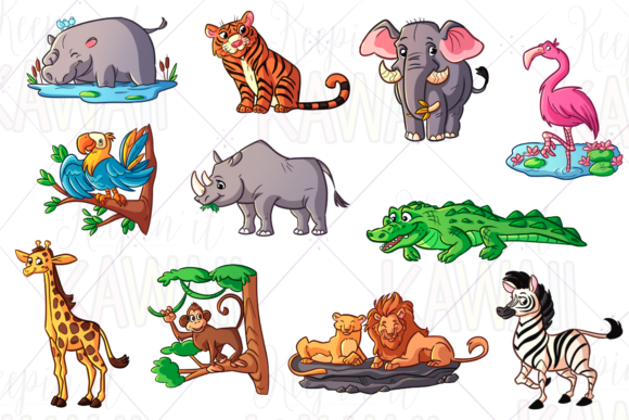 Download Zoo Animals Clip Art - Clip art Collection